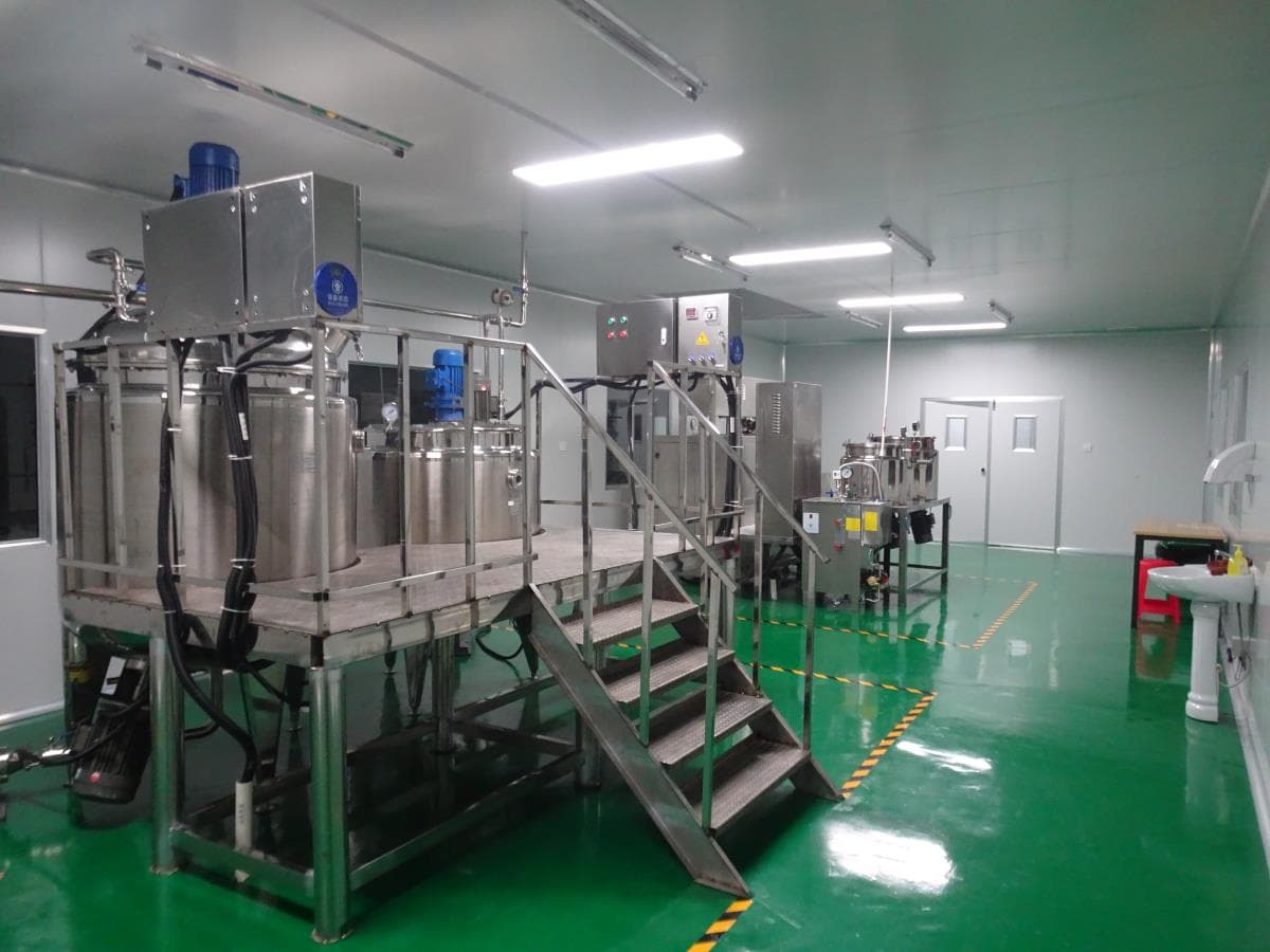 Factory Interior showing modern manufacturing equipment